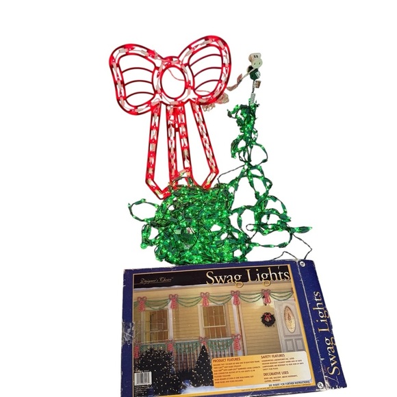 Holiday‎ Time Red and Green String Lights - Picture 1 of 4